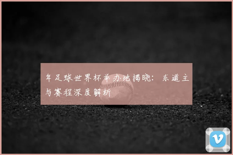 年足球世界杯举办地揭晓：东道主与赛程深度解析