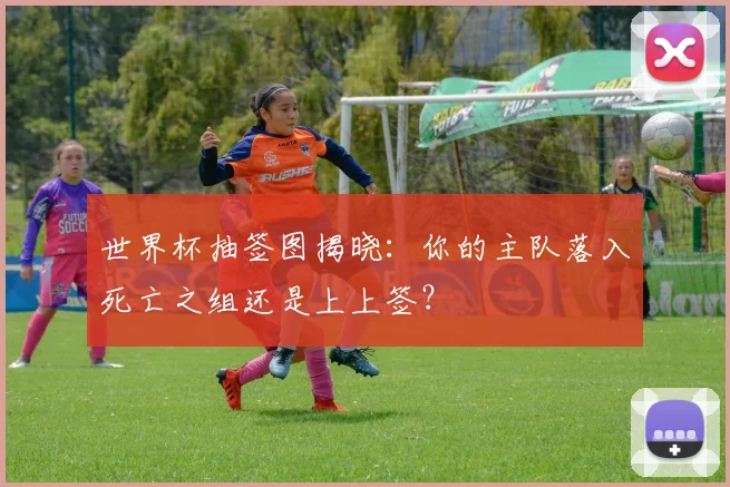 世界杯抽签图揭晓：你的主队落入死亡之组还是上上签？